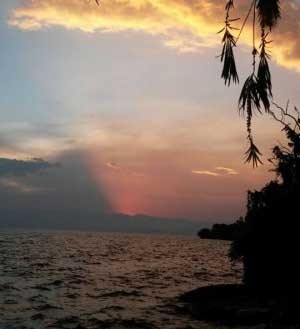 Goma, vue sur le lac Kivu. Photos droits tiers - Chantal Faida