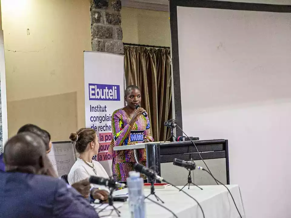 Colloque international de EbuteliGEC à Goma au tour du thème - Insécurité dans l’est de la RDC - Chantal Faida