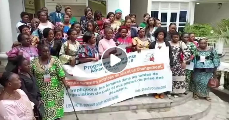 Séminaire de haut niveau ayant réuni les femmes leaders de #Goma - Chantal Faida