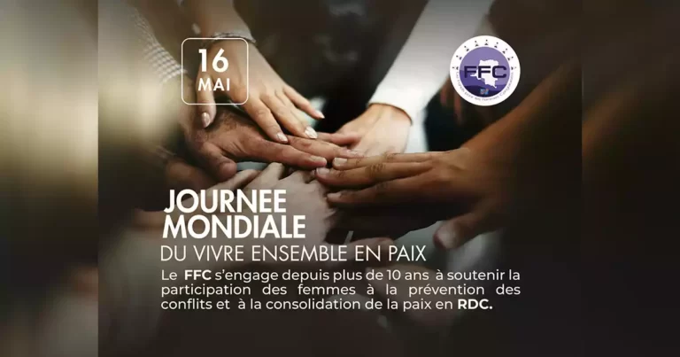 Le FFC et la Journée Mondiale du Vivre Ensemble en Paix : Un engagement de longue date pour l’autonomisation des femmes en RDC